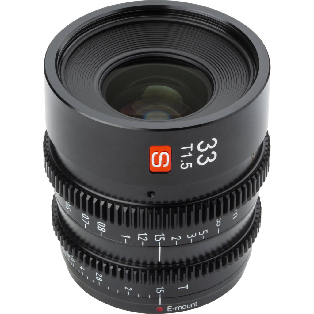 Objectif Cinéma Viltrox 33mm T1.5 - Monture Micro 4/3 - Manuelle - Pour GH5, BMPCC 4K
