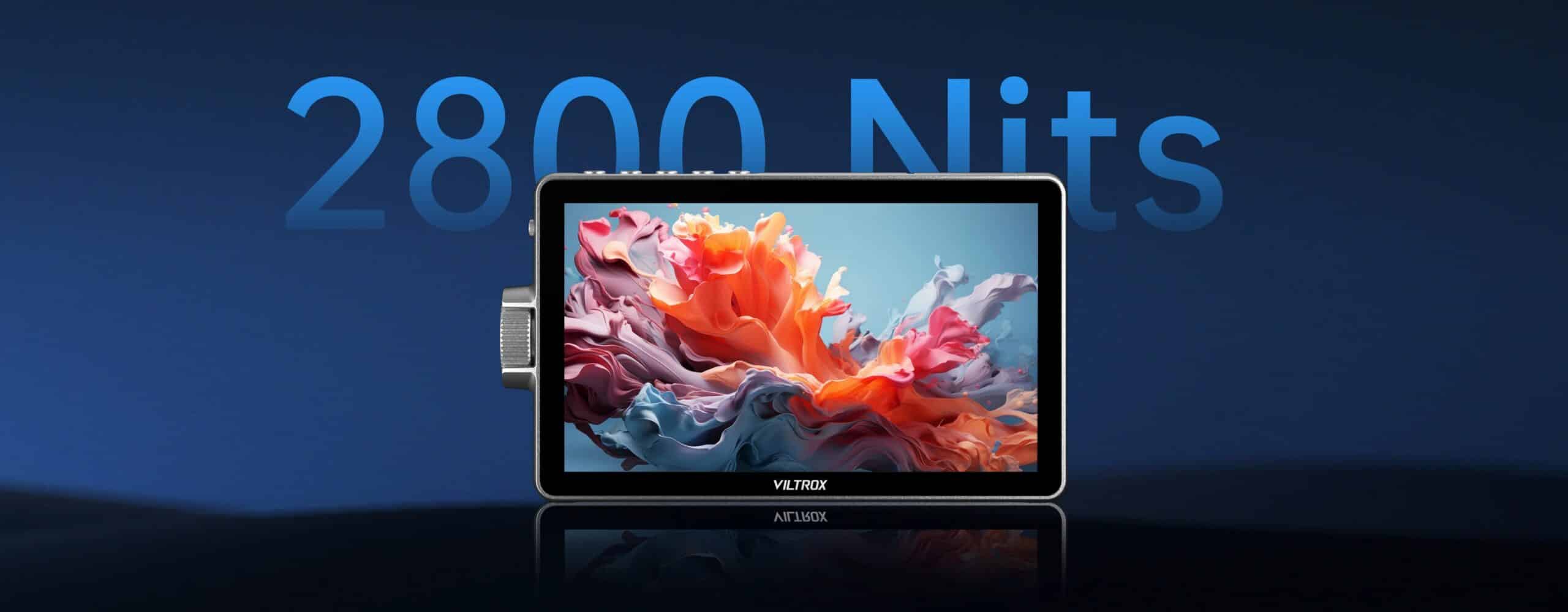 Độ sáng 2800 cd/m² giúp Viltrox DC-A1 nổi bật giữa các dòng monitor cùng phân khúc