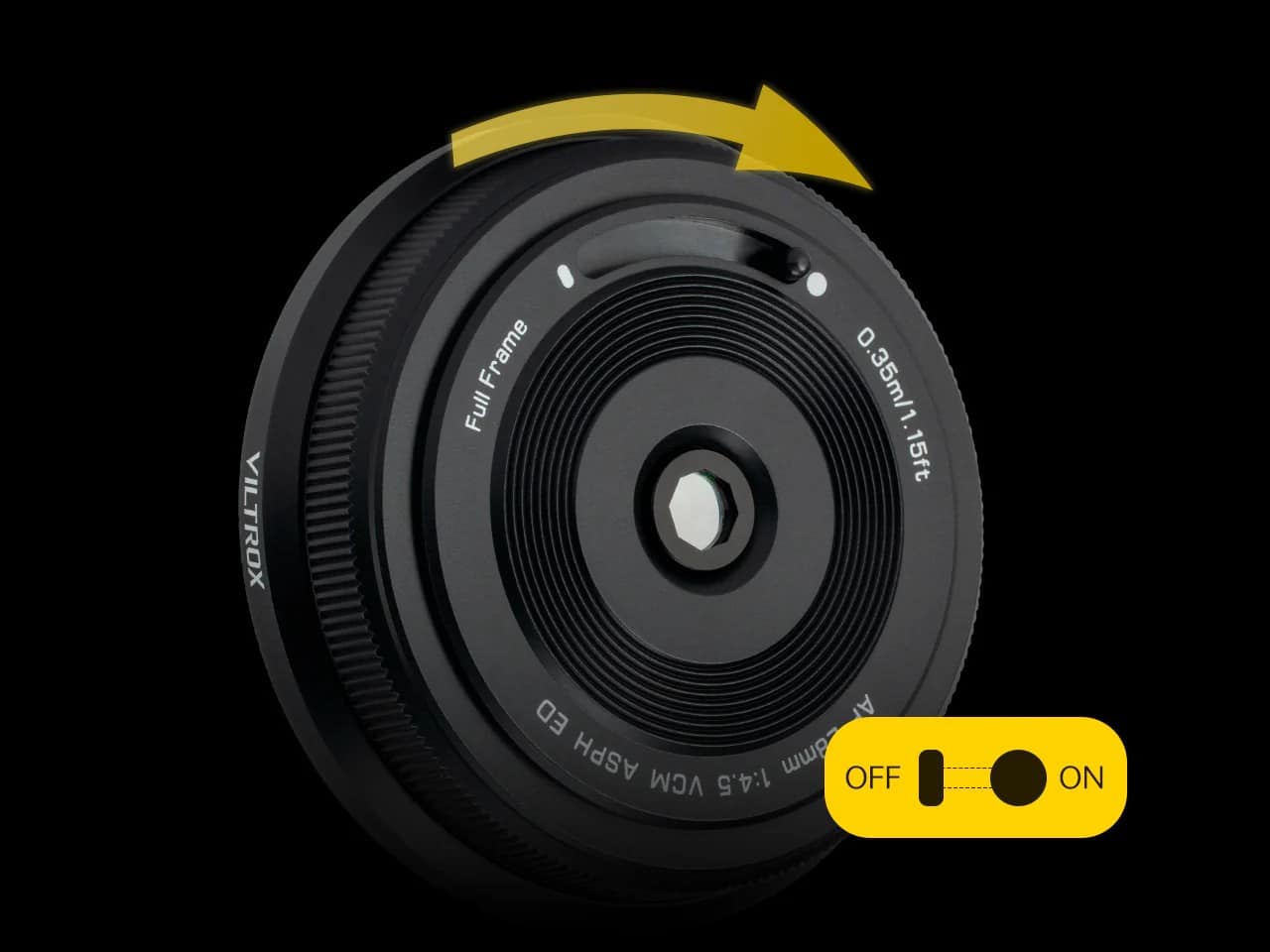 Điểm nhấn thú vị nhất của Viltrox 28mm f/4.5 Z là cơ chế trượt thông minh