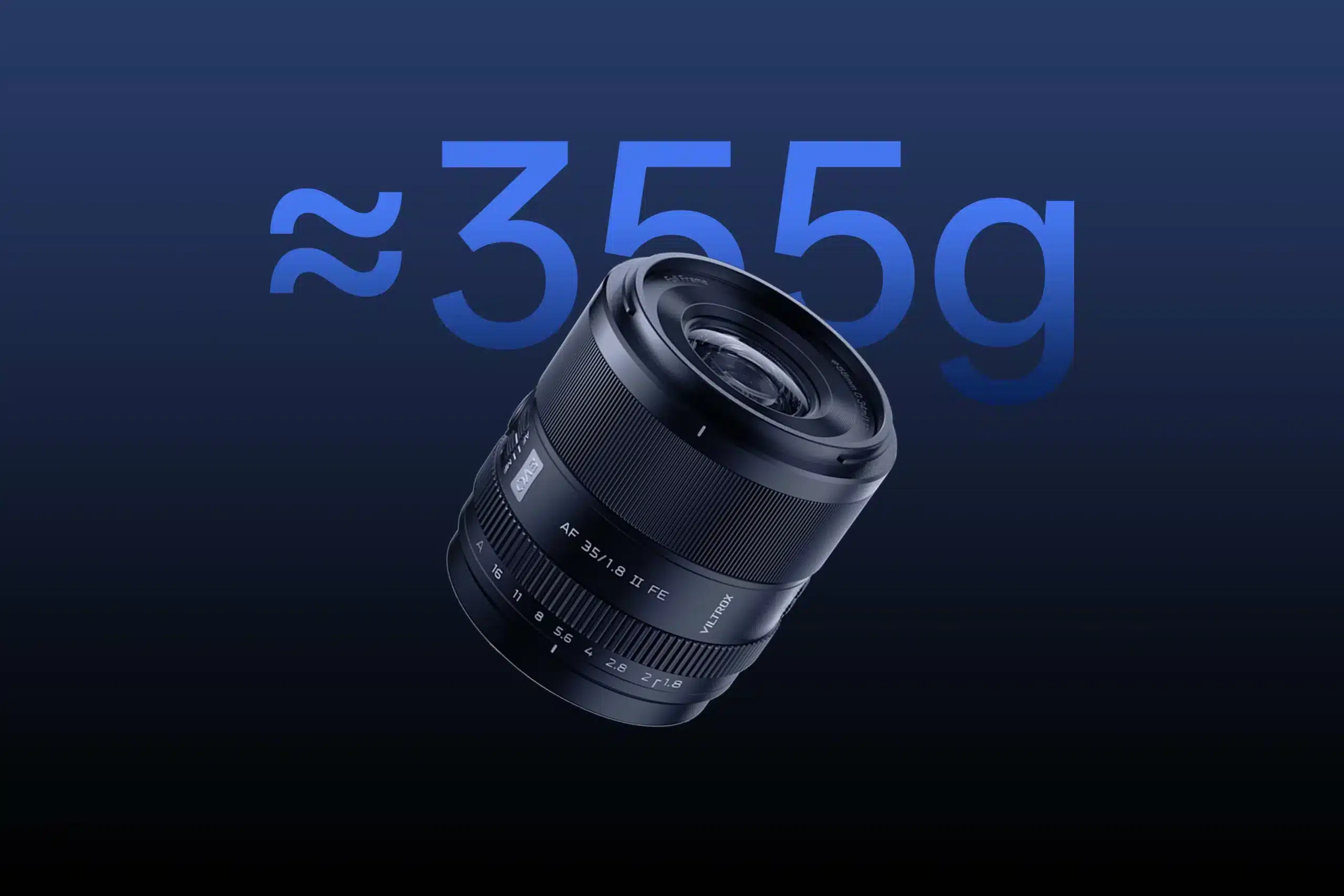 Với trọng lượng chỉ khoảng 355g, ống kính Viltrox 35mm f/1.8 EVO mang lại trải nghiệm sử dụng nhẹ nhàng, thoải mái trong thời gian dài
